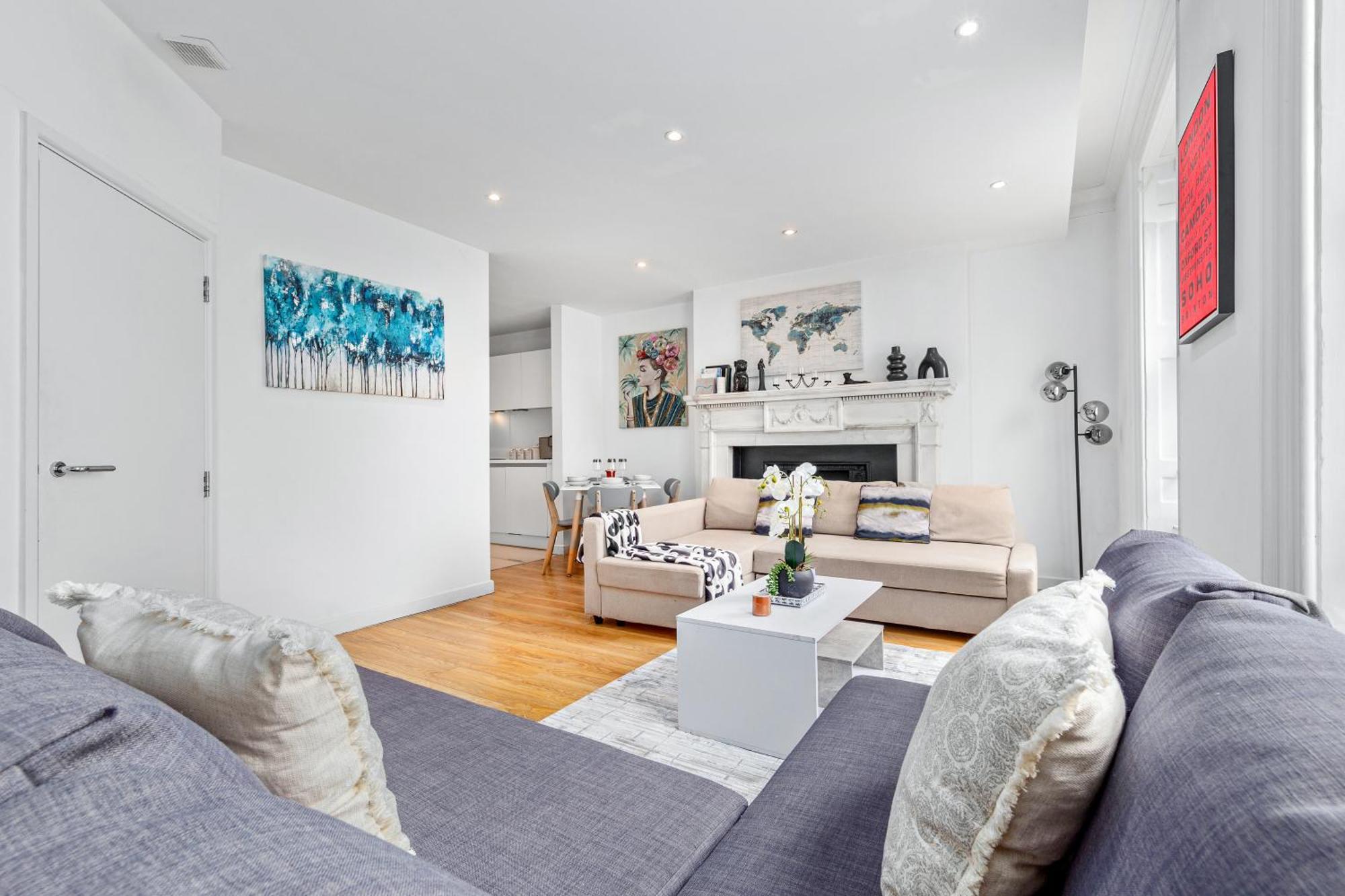3-Bedroom Flat In London Sleeps 14 Hy1 외부 사진